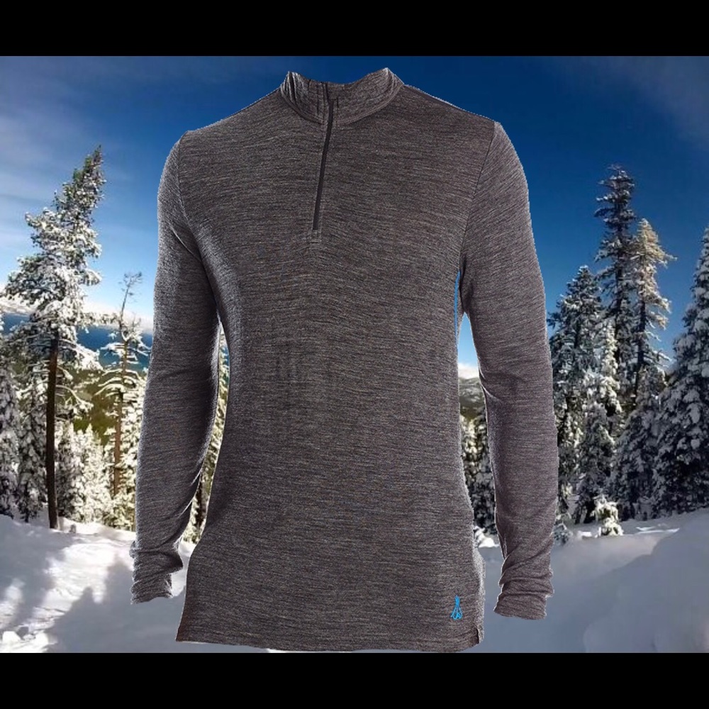 Pendleton Soft Merino Wool 1/4 Zip Base Layer Top Sweater Brand New Mens Large - Picture 2 of 2